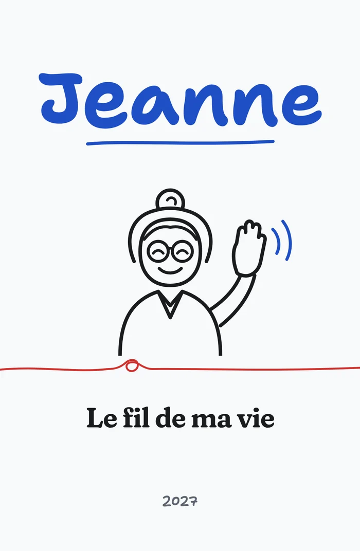 La couverture du livre, au prénom de Jeanne